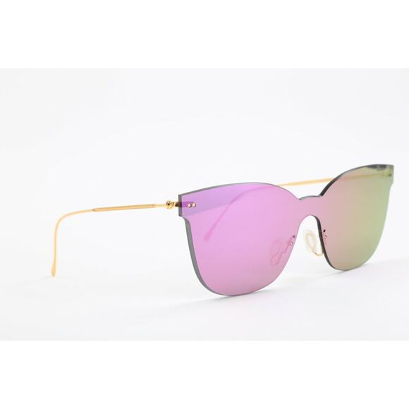 Illesteva Metal Frame Rainbow Mirror Sunglasses - Picture 1 of 11
